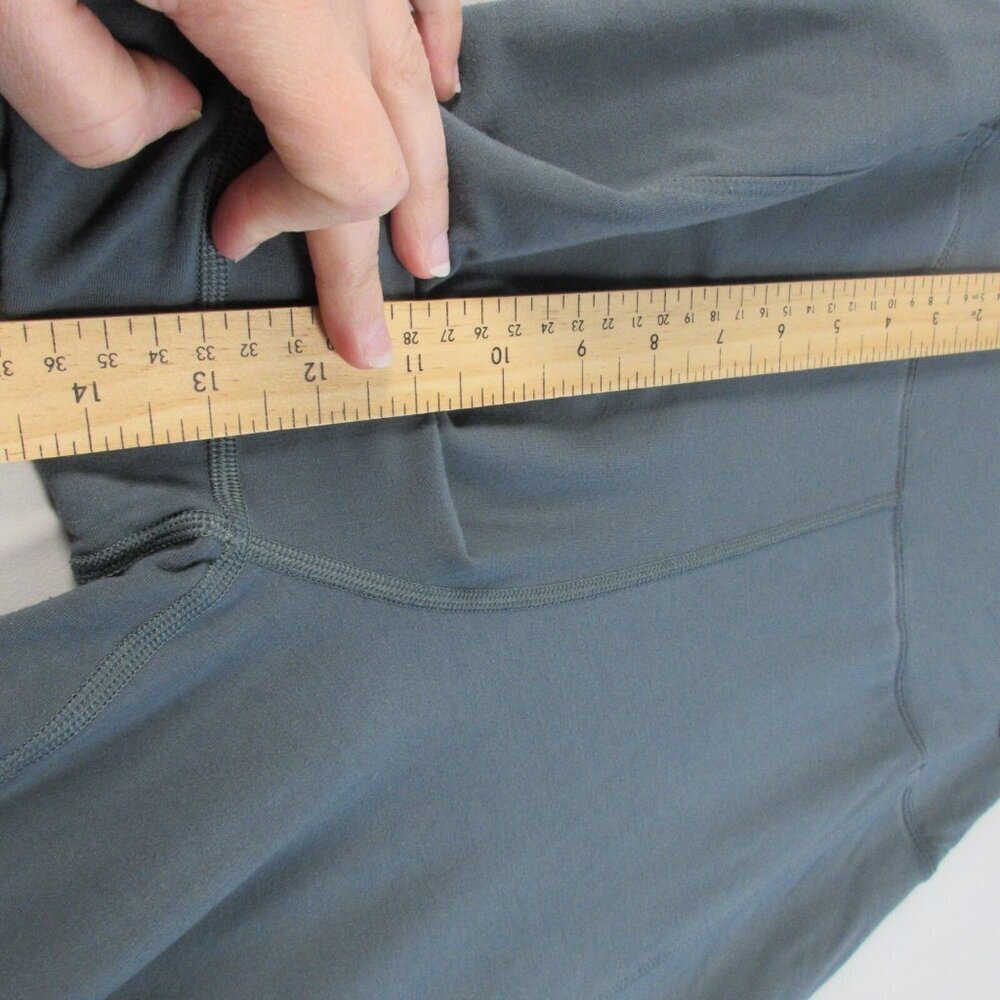 Lululemon Blissed Out Culottes 21" Women 6 Grey Wide Leg Cropped Travel Work 472 - Picture 13 of 15